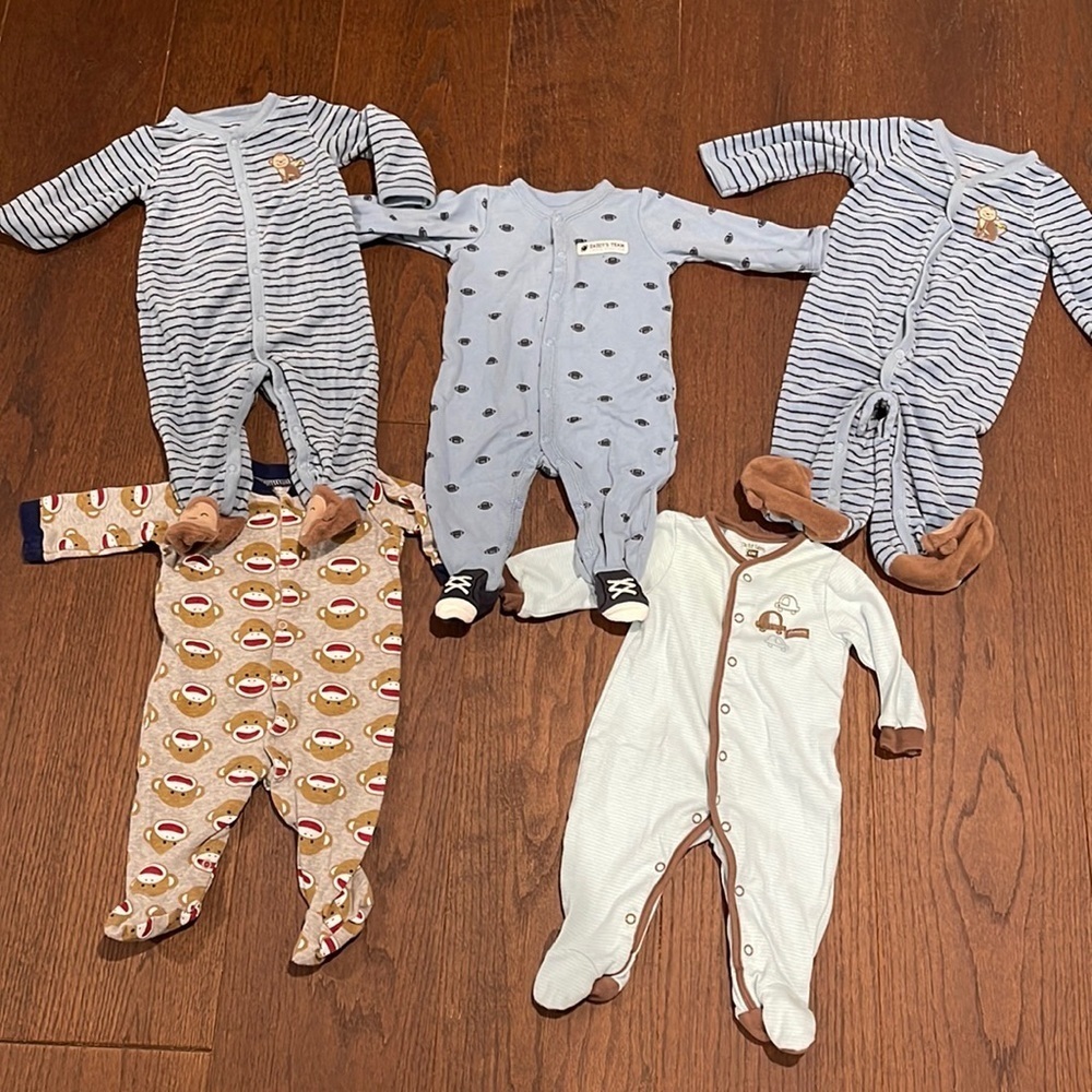 Carters 6M month footed pajamas